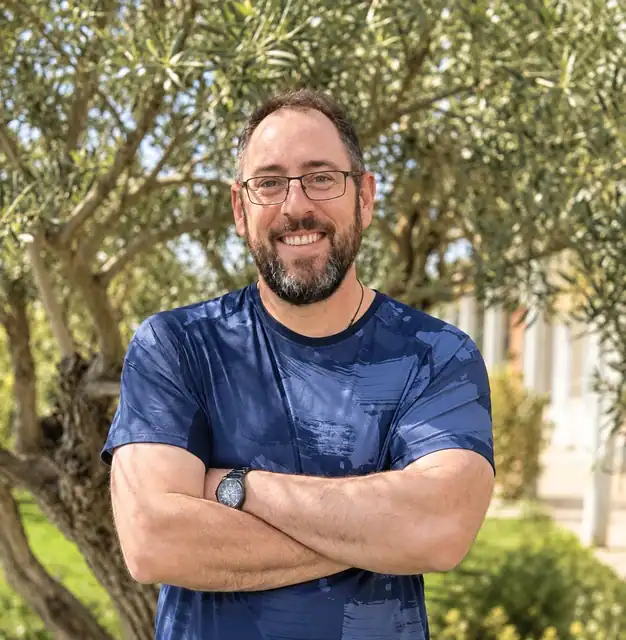 Portrait de Christophe C. figurant sur le site du Mas du Moulin