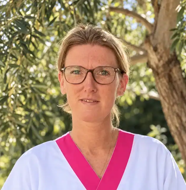 Portrait de Jessica. figurant sur le site du Mas du Moulin