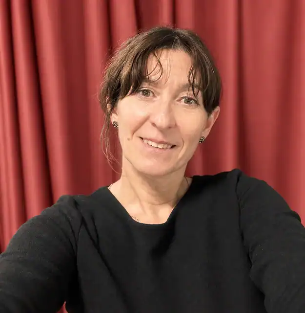 Portrait de Laurence M. figurant sur le site du Mas du Moulin