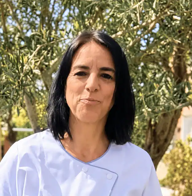 Portrait de Magali T. figurant sur le site du Mas du Moulin